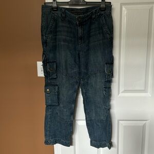 Ralph Lauren blue jeans.